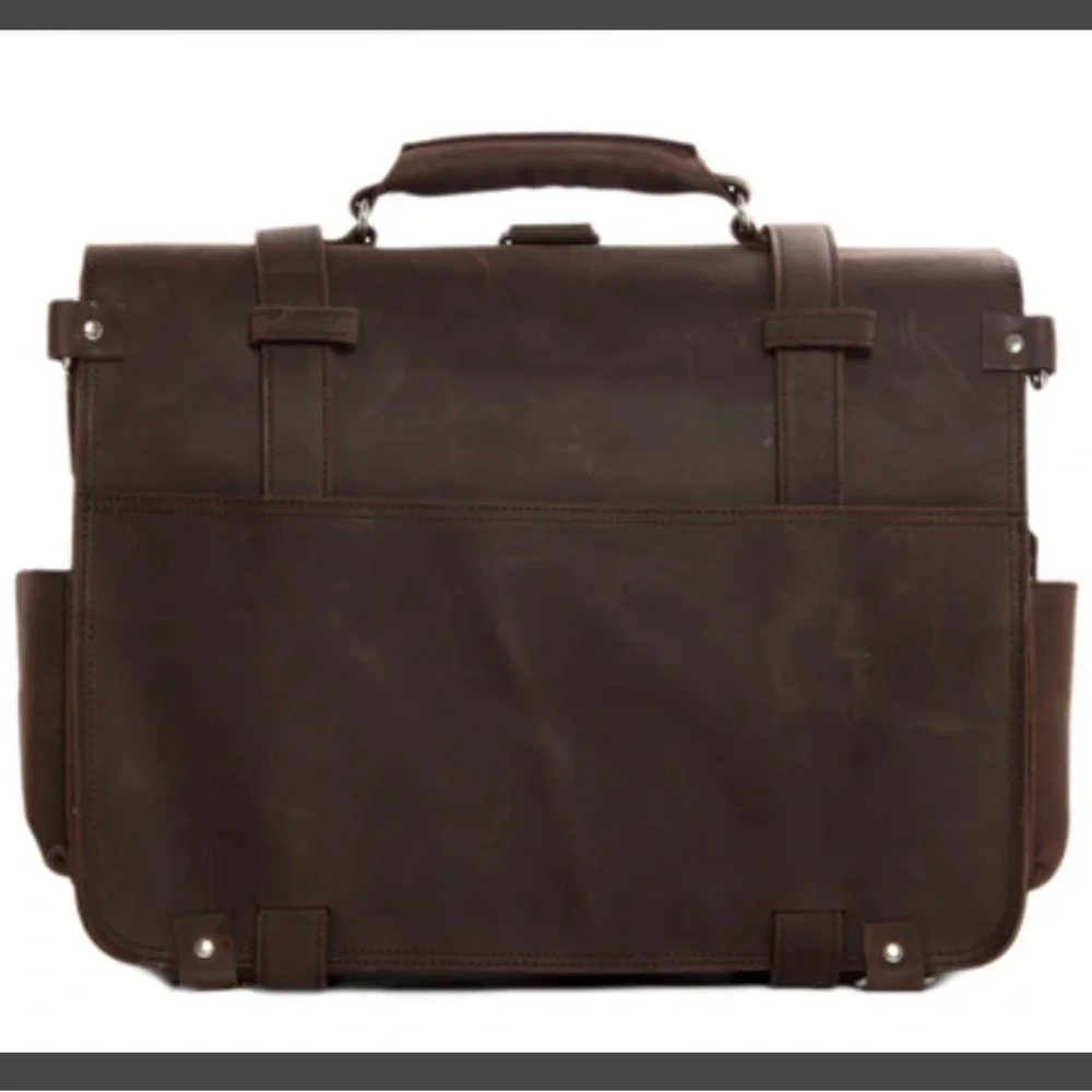 Rock Cow Super Large Multi-Use Leather Travel Bag, Duffle Bag, Leather Backpack